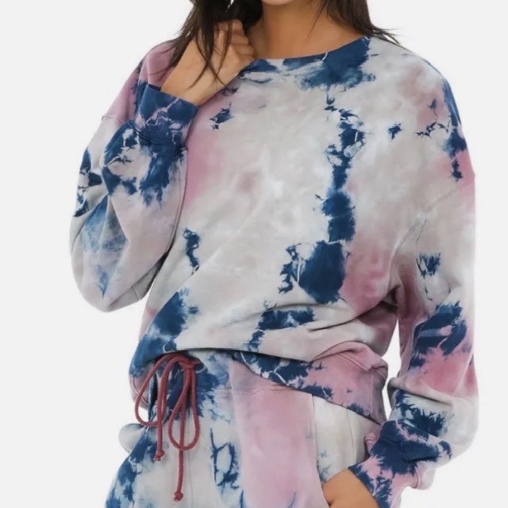 Daydreamer Rouge Storm Tie-Dye Sweatshirt